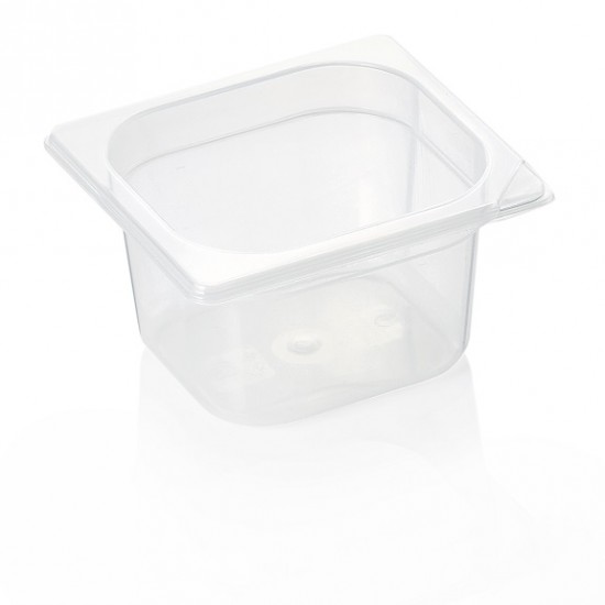 Tray GN 1/6-100 mm, 1.5 lietrs, polypropylene, Economic, VITRAline