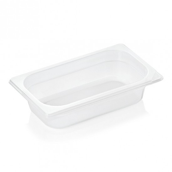 Tray GN 1/4-100 mm, 2.5 liters, polypropylene, Economic, VITRAline